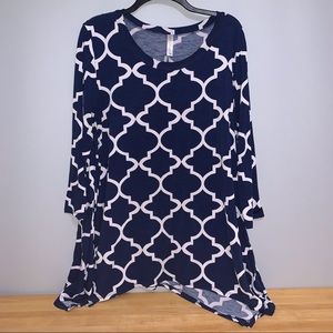 Moroccan Geometric Pattern Tunic